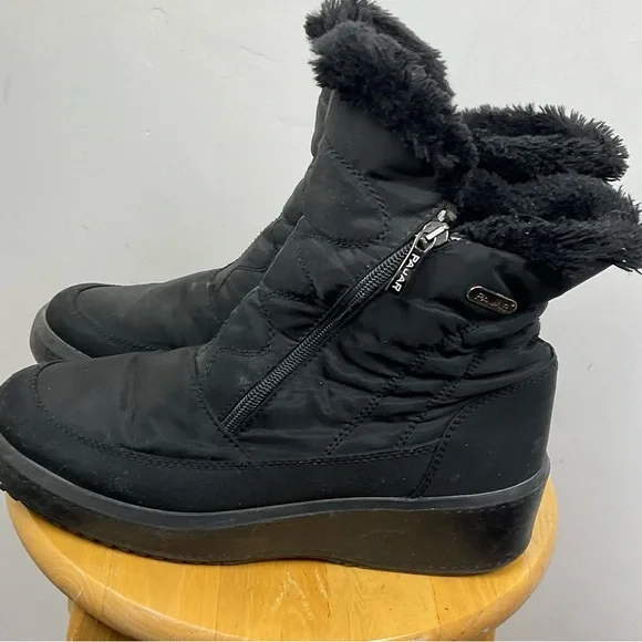 Pajar Boots Women’s Veronica 2.0 Winter Booties Winter Black Warm Snow Size 8.5 - Picture 3 of 13